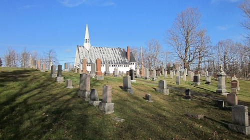Cimetire Christ Church (Anglican), Mille-Isles, Argenteuil, Laurentides, Québec