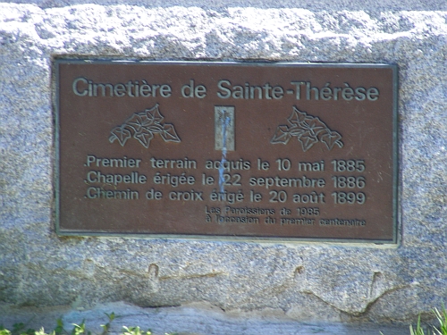 Cimetire de Ste-Thrse, Thrse-De Blainville, Laurentides, Québec